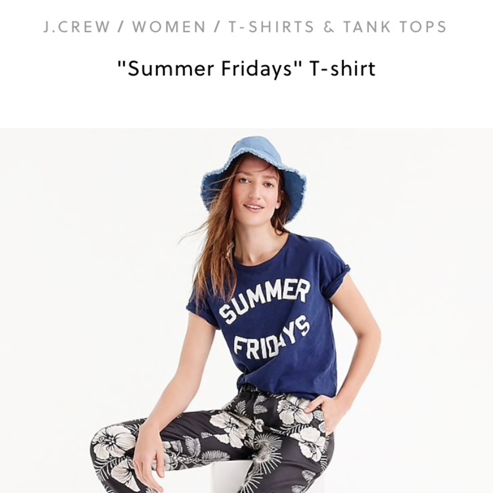 J. Crew Summer Fridays t-shirt NWT